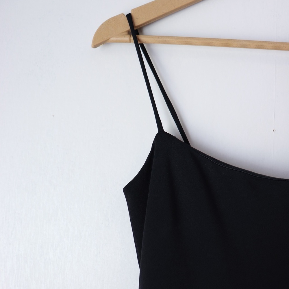 Vintage Cache Asymmetric Lace Hem Slip Dress Romantic Whimsigoth - Picture 3 of 7